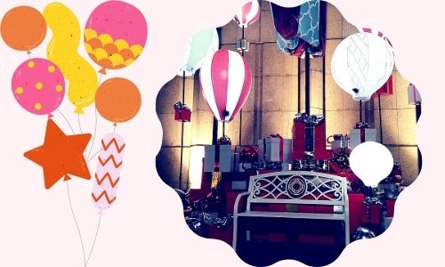 Decorazione a tema palloncino