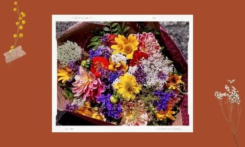 Combinazione di tutti i mazzi di fiori per la festa di pensionamento