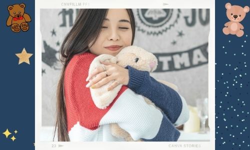 Abbraccio Con Un Peluche