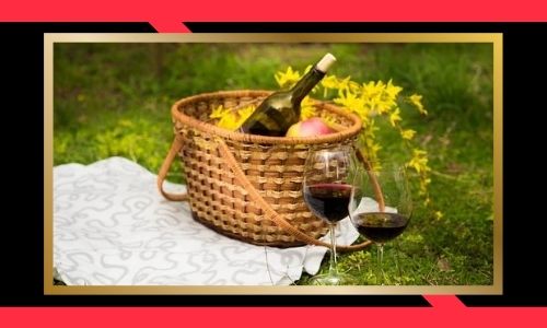 Cesto regalo di vino