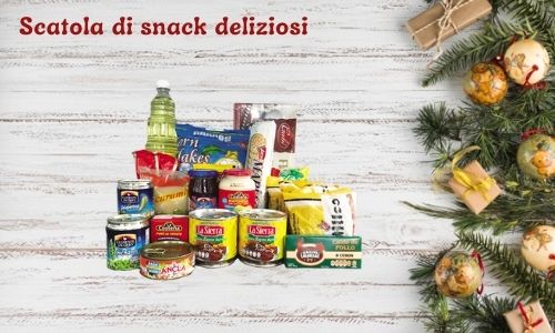 Scatola di snack deliziosi