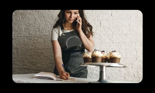 Sostieni le donne per la loro attività di torte