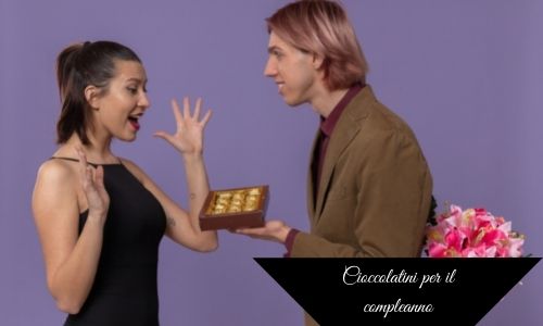 Cioccolatini per il compleanno