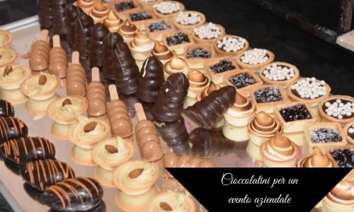 Cioccolatini per un evento aziendale