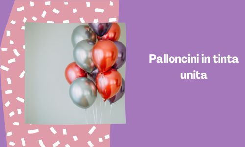 Palloncini in tinta unita