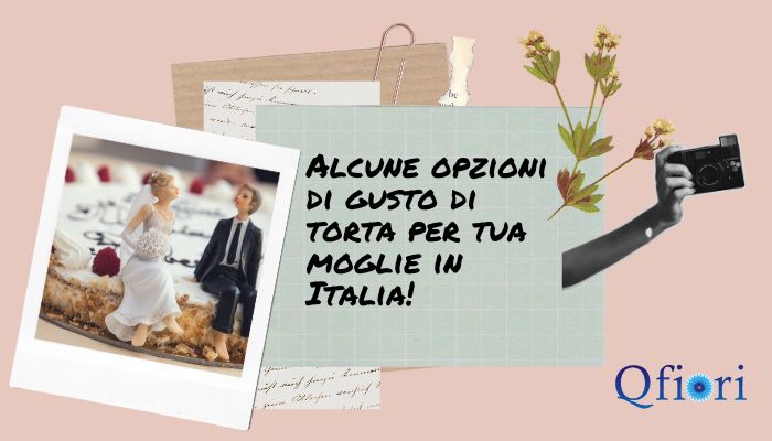 Alcune opzioni di gusto di torta per tua moglie in Italia!