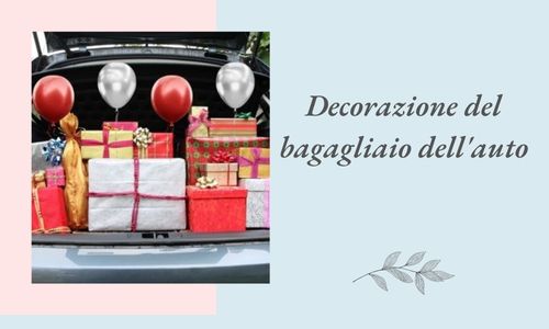 Decorazione del bagagliaio dell'auto
