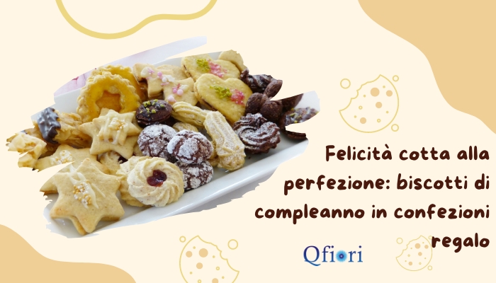 Felicit&agrave; cotta alla perfezione: biscotti di compleanno in confezioni regalo