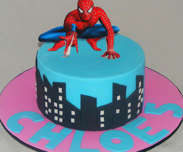 Semplice torta Spider-Man