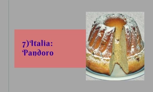 7)Italia: Pandoro