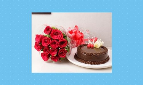 1. Torta e Fiore Bouquet Combo