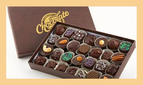 3) Una scatola piena di cioccolatini