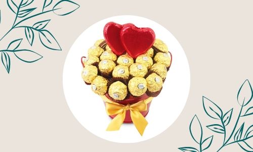 2. Delizioso bouquet di cioccolato