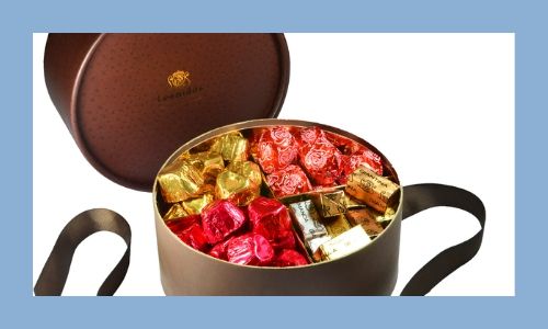 6) Confezione regalo di cioccolato Leonidas Dora