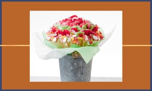 6. Bouquet di caramelle di buon compleanno