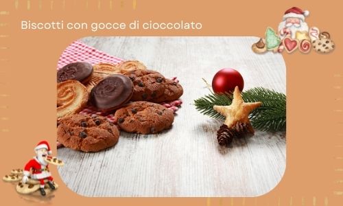 Biscotti con gocce di cioccolato